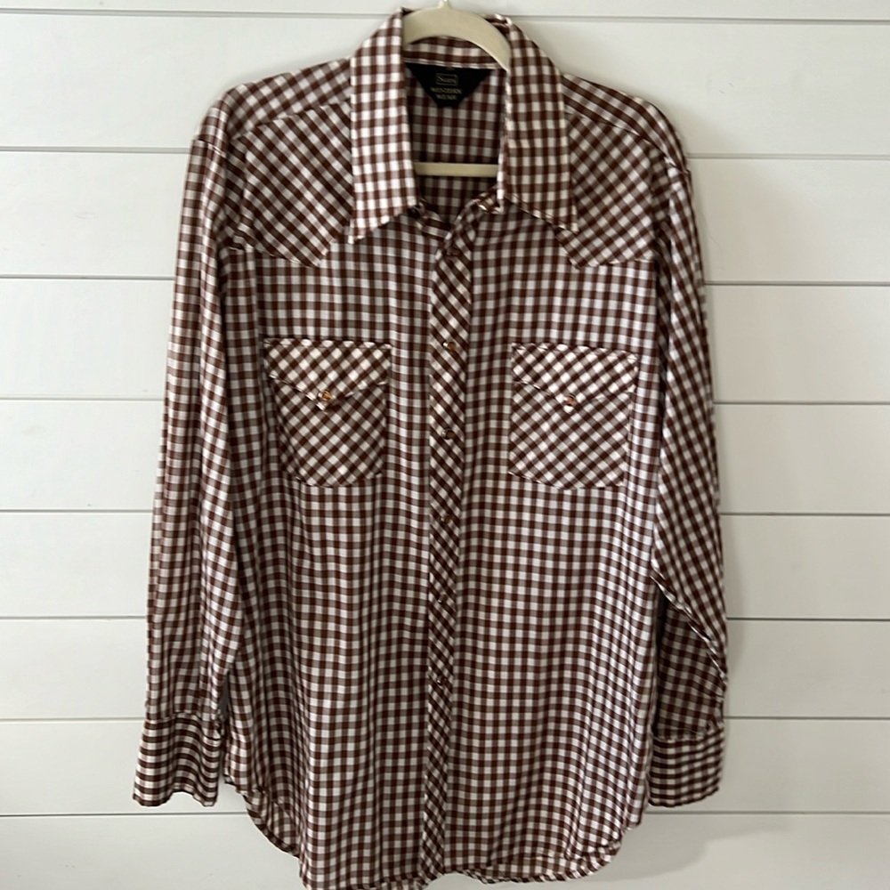 Vintage Men’s Sears western shirt